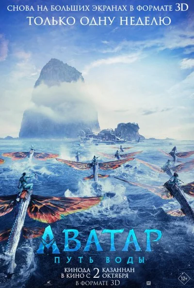 Аватар: Путь воды (2022) онлайн бесплатно